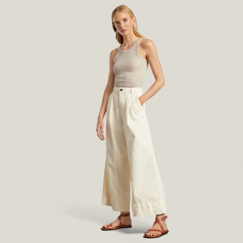 Everlane Italian Leather Wrap Sandals Sz 7 Classic Minimalist Style Adobe Brown - Picture 1 of 12
